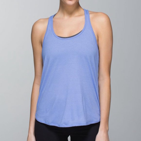 Lululemon 105 F Singlet - Heathered Lullaby - Picture 1 of 6